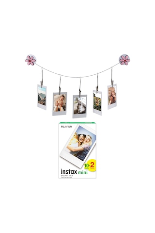 Instax Tüm Mini Makineler ile Uyumlu 20'li Film ve 5'li Resim Ask