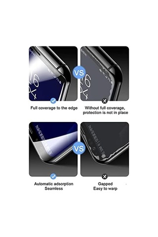 Spia Kavisli Pet Serisi Samsung Galaxy Uyumlu S23 Ultra Takviyeli Ekran Koruyucu Samsung Galaxy Uyumlu S23 Ultra