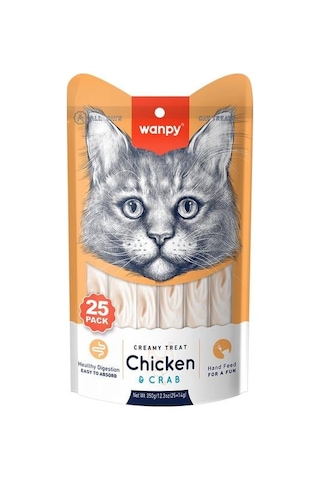 Wanpy Tavuk-yengeç Krema Kedi Ödülü 25x14gr