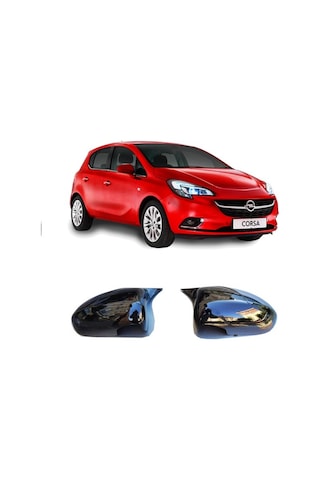Opel Corsa E Batman Yarasa Ayna Kapağı Piano Black / 2014-2019