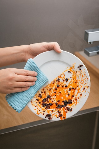 3 Adet Waffle Cam Bezi - Ultra Kaliteli - Cam Silme Bezi - Su Emici - Tezgah Bezi - 30x30cm Çok Renkli