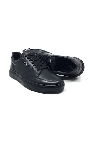 Lisans Shoes %100 Deri Ortopedik Erkek Yazlık Rahat Sneaker Spor Ayakkabı 40-44 Siyah