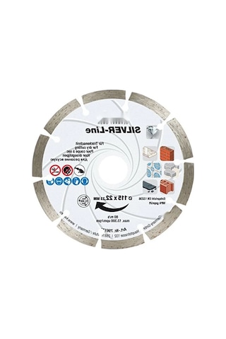 Elmas Kesici Disk 115 Mm - Yüksek Performanslı
