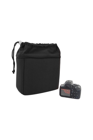 Vkemall Dslr Kamera Ve Objektif İç Çantası - Sert Çarpma Ve Toz Koruma, Su Geçirmez Nilon, Yumuşak Kadife, Çekmeceli Açılış Siyah