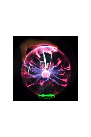 Büyük Boy Plazma Küresi Tesla Plazma Lambası 25x14.5 Cm Renkli 08321667