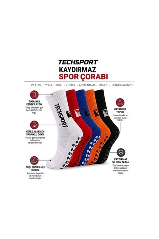 Techsport Kaydırmaz Corap Çorap Ts600prf-701 Sarı