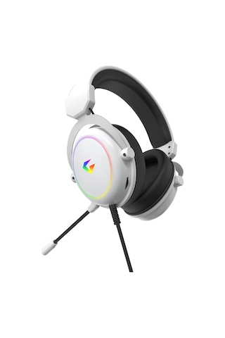 Gameagle Auralis 7.1 Rgb Kablolu Mikrofonlu Profesyonel Oyuncu Kulaklığı Beyaz