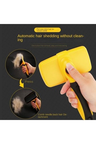 1 Adet Çok Amaçlı İğne Tarak Köpek Kedi Yavru Köpek Evcil Tarak Fırça Köpek Saç Çıkarıcı Rake Tarak Pet Güzellik Bakım Aracı Köpek Tarakları