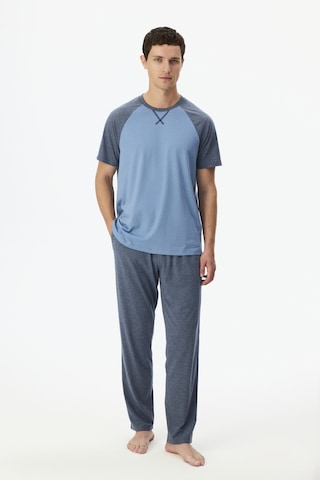Penti Erkek Tailored Blue Pantolon Kısa Kollu Pijama Takımı Çok Renkli