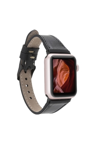 Apple Uyumlu Watch Uyumlu Deri Kordon 42-44-45mm Slim Rst1
