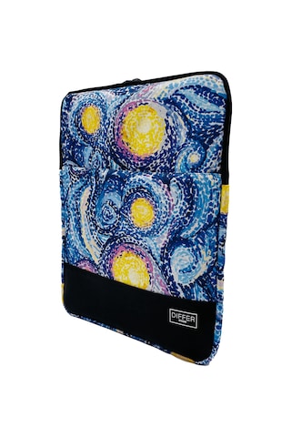 Differ 15-15,6 inç Van Gogh Desenli Lacivert Unisex Apple Uyumlu MacBook /Lapto