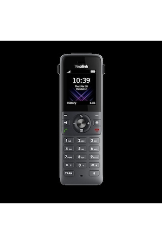 Yealınk W73h, Dect, Kablosuz Ip Telefon, Siyah, 1.8" Renkli Ekran, 35 Saat Konuşma, 400 Saat Bekleme