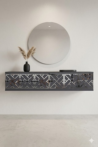 Da1238as Arex Dresuar , Antre Hol Rafı Antrasit-silver 120cm