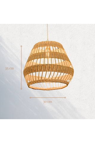 Rattan Bambu Bohem Avize Bambu