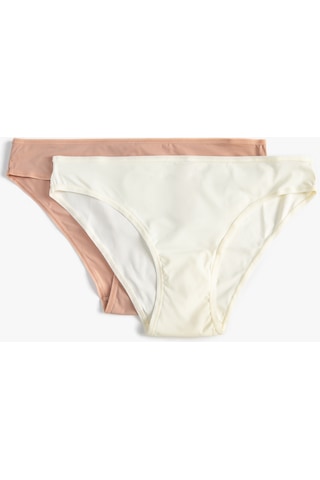 Koton 2'li Basic Brief Külot Seti Ten Ekru 3slk30002mk 3SLK30002MKTE2