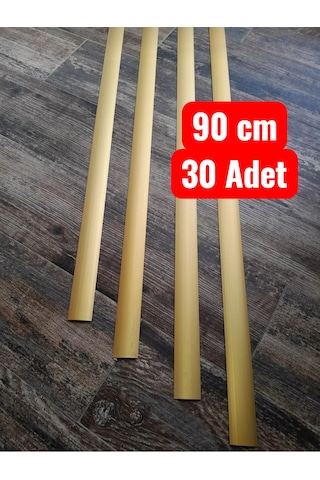 Sarı Gold Kapı Eşik Çıtası Alüminyum Kap Profili Kapı Süpürgeliği 90 Cm X 30 Adet Sarı Gold Kapı Eşik Çıtası Alüminyum Kap Profili Kapı Süpürgeliği 90 Cm X 30 Adet