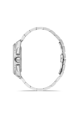 Ferro Fm43037a-a2 Quartz Çelik Gri Siyah Kadran 42 Mm Erkek Kol Saati