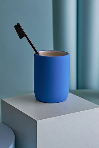 Bergenson Bjorn Bath Flow Mavi Diş Fırçası Ve Macunu İçin Bardak 314443986 Mavi