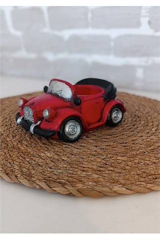 2 Adet Araba Şeklinde Saksı Farklı Renklerde