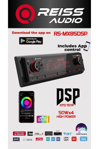Foxus Reissaudio Rs-mx85dsp Dsp Işlemcili 3amfı 4v Rca Çıkışlı Profesyonel Bluetooth-usb Uygulama Kontrollü