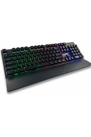 Bugatek Bggmng Mekanik Hisli Rainbow Metal Gaming Klavye