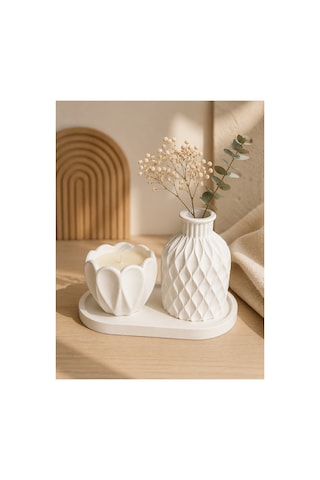 Taş Tozu Dekoratif Vazo Ve Mum Seti El Yapımı Modern İskandinav Dekor, Salon Banyo Ofis Masa Üstü Dekorasyonu Beyaz - 902655288 Beyaz - 902655288 Beyaz Taş Tozu Dekoratif Vazo Ve Mum Seti El Yapımı Modern İskandinav Dekor, Salon Banyo Ofis Masa Üstü Dekorasyonu Beyaz - 902655288 Beyaz - 902655288 Beyaz