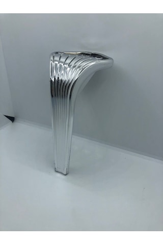 Plastik,17 Cm Krom Kaplama Koltuk.berjer,mobilya Ayağı 4 Adet