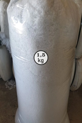 1. Kalite 1,5 Kilo Boncuk Elyaf Özel Üretim Yapışma Yapmaz Beyaz9