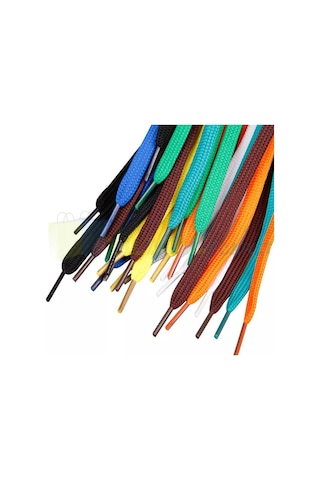 Spor Ayakkabı Bağcığı Yassı 120 Cm 1 Çift