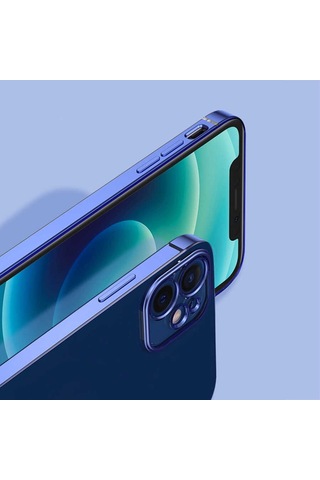 Apple Uyumlu iPhone 12 Pro Kilif Zore Gbox Kapak-Gümüs 525316618