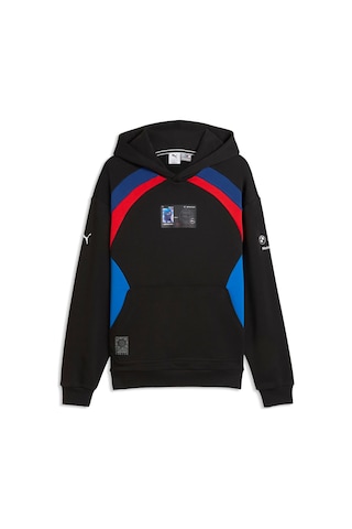 Puma Bmw M Motorsport Lıfestyle Erkek Geniş Kesim Kapüşonlu Sweatshırt 634804 01 Siyah
