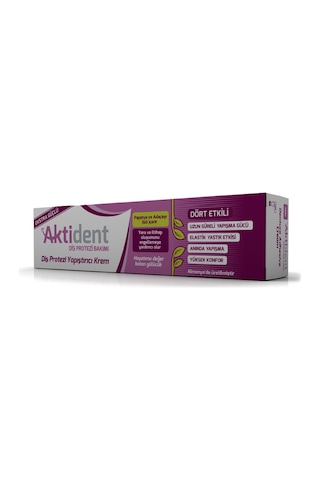 Aktident Diş Protezi Yapıştırıcı Krem 40 G