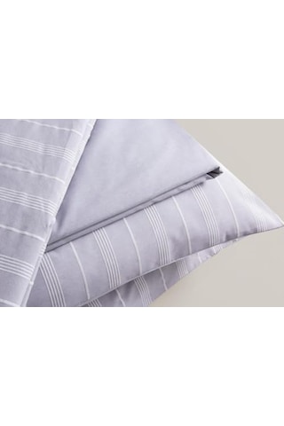 Sleeptown Keten Görünümlü Armürlü Pamuk Nevresim Takımı Gri-bej 200x220 Çift Kişilik Gri Diğer
