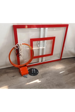 Mia Basketbol Panya Seti 90 120 8 Mm Solid Polikarbon 45 Cm Yaylı Çember