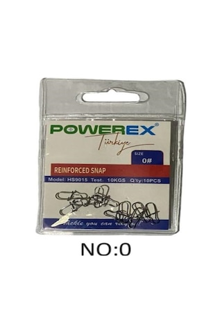 Powerex Duolock Snap Lrf -spin Klipsi 10 Adet - No:0