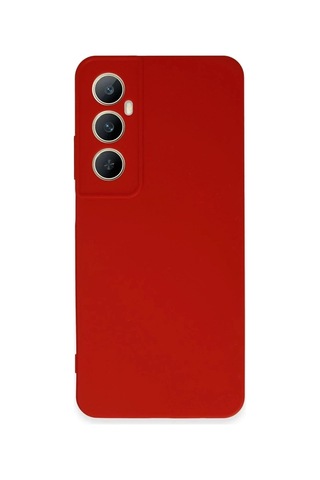 Durukar Realme C65 Kılıf First Silikon - Kırmızı