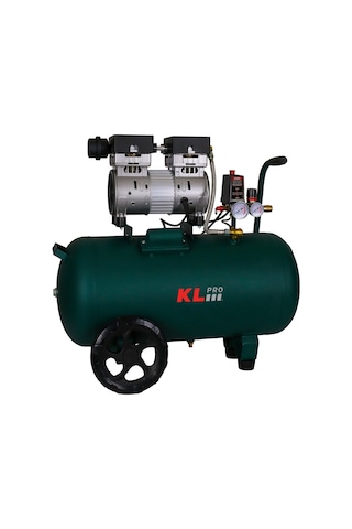 Klpro KLK50S 1 Hp 8 Bar 50 LT Yağsız Sessiz Hava Kompresörü