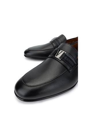 Valentino Valentıno Erkek Hakiki Deri Siyah Klasik Ayakkabı 667 20490 Erk Ayk Y25 Nero Siyah