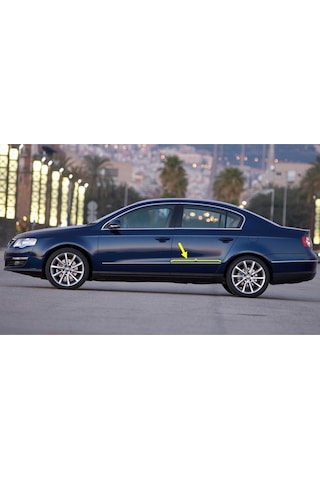 Vw Passat B6 2006-11 Sol Arka Kapi Çitasi Krom Nikelaj 3C0853753C 352413278