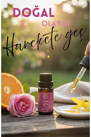 Hiza Herbal Care Doğal Charm Aromaterapi Uçucu Yağ Karışımı 10 ML