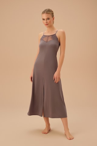 Suwen Swan Uzun Gecelik St4415613l1101 Duman Mavisi Mavi