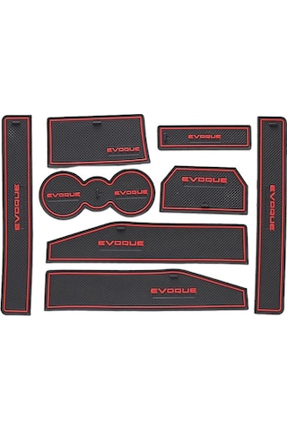 Fosenze Range Rover Evoque 2012-2018 İçin 8 Adet Kauçuk Kapı Yerin Dizaynı: Su Geçirmez, Sıcak Dayanıklı, Gürültü Önleyici Ve Kolay Temizlenir