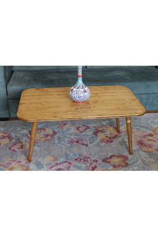 Ahşap Orta Sehpa-köşeli - 60 X 97 Cm