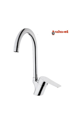 Ulu-el Döner Borulu Evye Bataryası Musluğu Çeşmesi Krom