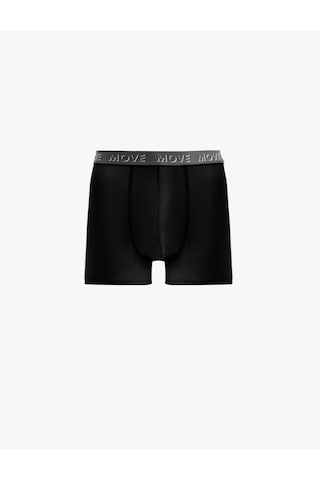 Koton Regular Fit Baskılı Bel Detaylı Pamuklu 3'lü Boxer Seti Siyah 6slm90038mk