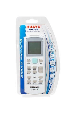 Huayu K-Yk1338 York Universal Akıllı Klima Kumandası