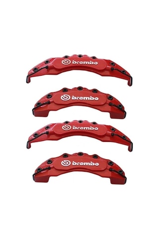 Renault Megane Uyumlu Brembo Kırmızı Renk Kaliper Kapağı 4lü Yağ Hortumlu