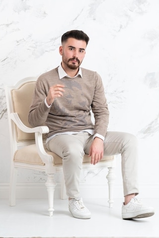 Ecer Slimfit Sıfır Yaka Ince Erkek Triko Kazak