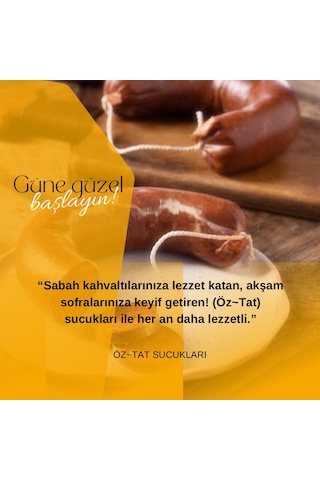 Öztat Yöresel %100 Afyon Kasap Sucuğu 2 KG