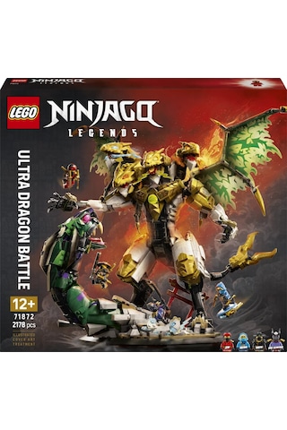 LEGO® NINJAGO® Ultra Ejderha Savaşı 71872 - 12 Yaş ve Üzeri Çocuklar için Minifigür İçeren Oyuncak Yapım Seti (2178 Parça)